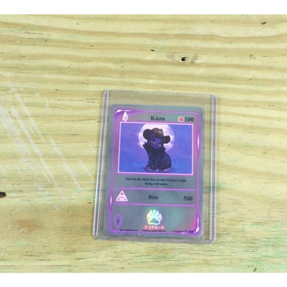 Akora TCG Halloween 2021 Promo Cards Kuzu New Sleeved - Picture 1 of 2